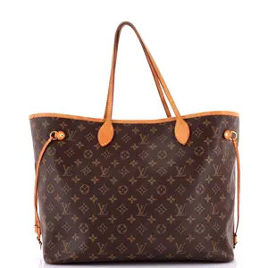 Pre-owned Louis Vuitton Canvas Coated Tote Bags REBAG Neverfull NM Tote Monogram Canvas GM by Rebag