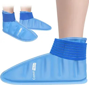 ComfiTECH Foot Ice Pack Wrap for Feet Cooling Boot for Ankle Cold Heel Pad for Plantar Relief & Versatile Use