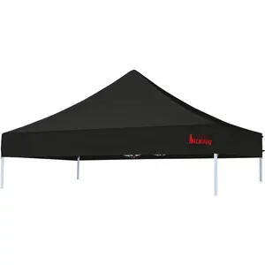 Replacement Pop Up Canopy Top (10x10, Black)