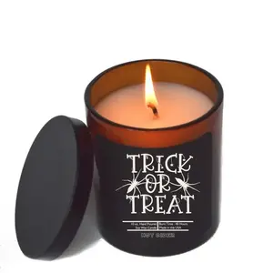Trick or Treat Halloween Edition Candles - Apple Cider Donut Soy Wax Candle