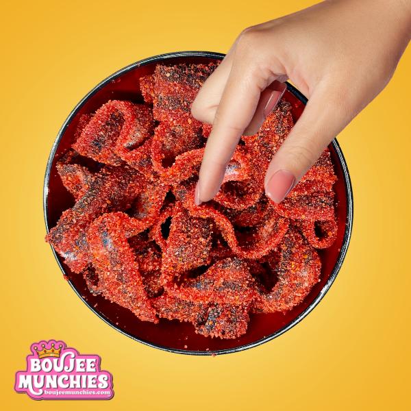 Boujee Munchies Spicy Cotton Candy Belts - 2 Bags