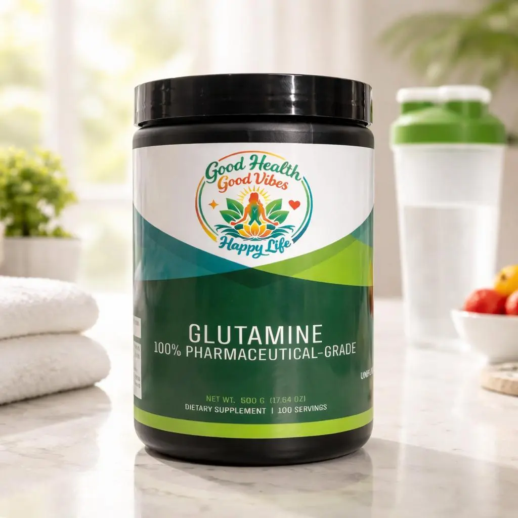 Glutamine Amino Acid Supplement, Supports Post-Workout Recovery, Promotes Gut Health
