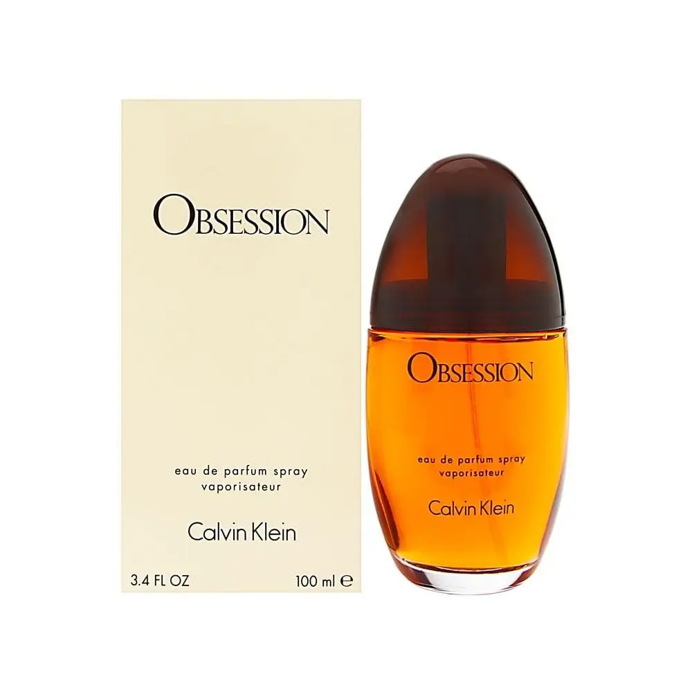 Calvin Klein Obsession for Women Eau de Parfum Spray 3.4 fl oz / 100 ml - Long Lasting Designer Perfume