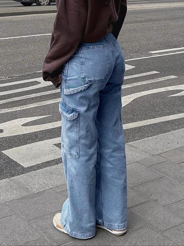 Teen Girls' Y2K Style Cargo Pants, Trendy Casual Design, Comfortable Non-Elastic Fabric, Perfect for Daily Wear & Outdoor Adventures