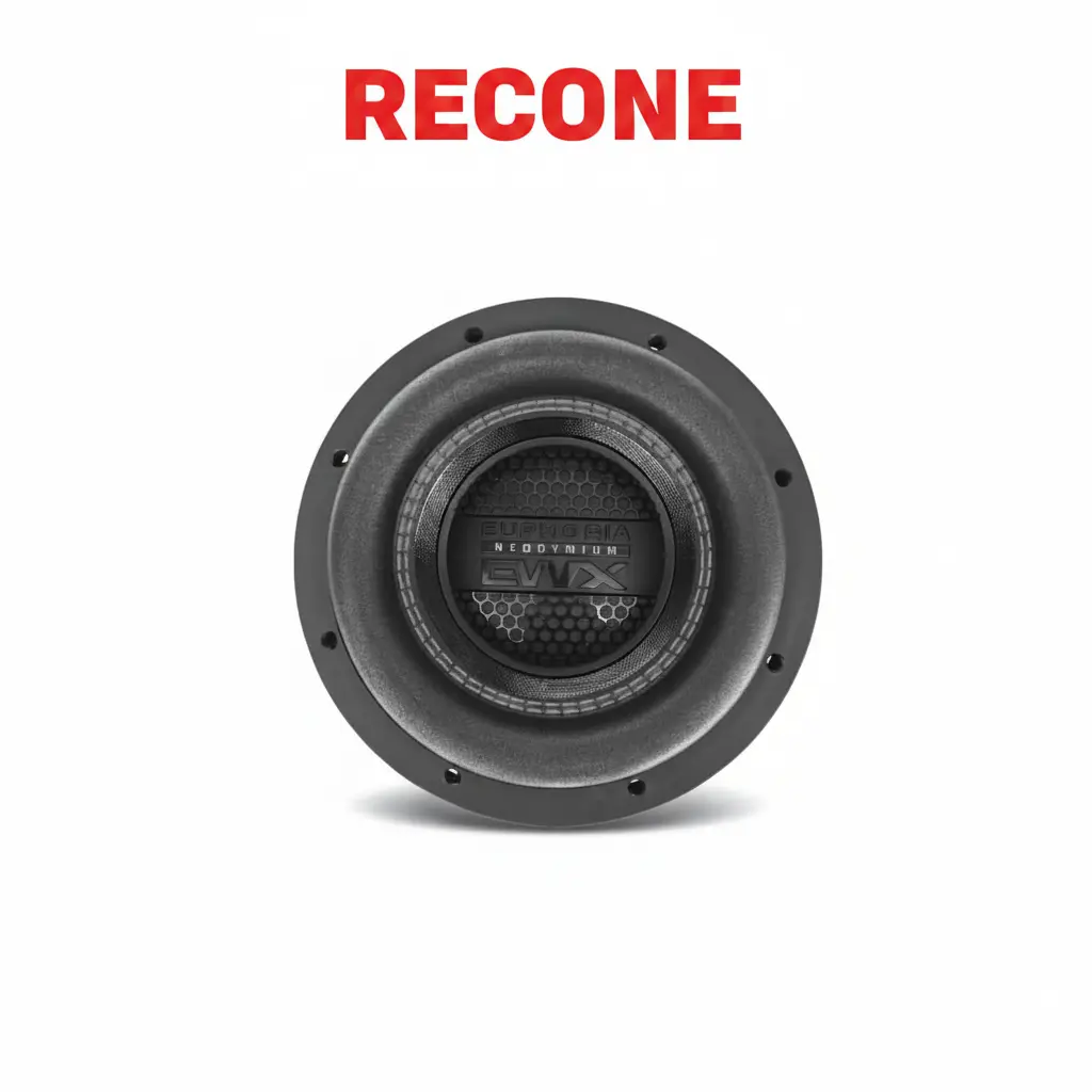 EWX8NEO RC : 8 in. Dual 4-Ohm NEO Subwoofer Recone