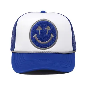 Double Blind Trucker - Blue & Silver