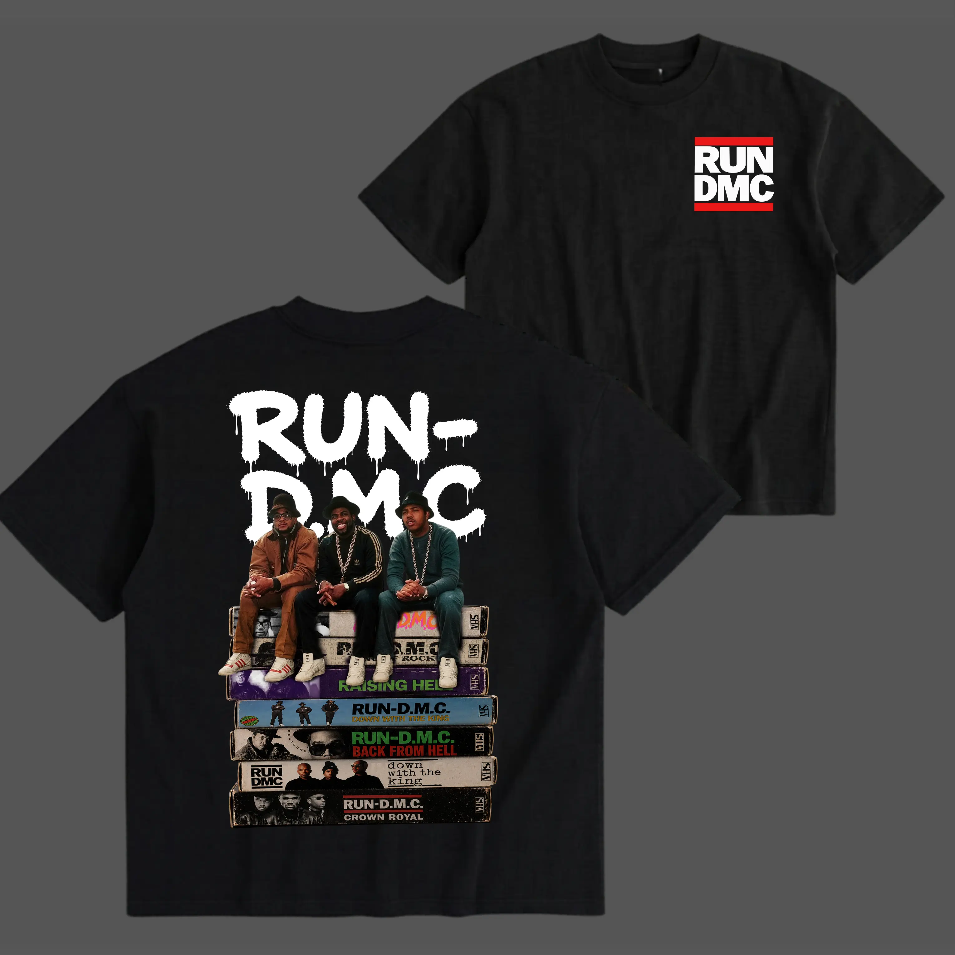 RUN D.M.C Album Shirt, Vintage 1980s Brooklyn Aesthetic Graphic, Unisex Heavy Cotton Tee, Rap Fan Shirt, Short Sleeve, Shirt for Adult, MADE IN USA, MADE IN USA