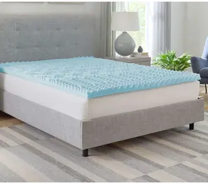 Bodipedic 2" Zoned Convoluted Foam Mattress Topper, Full