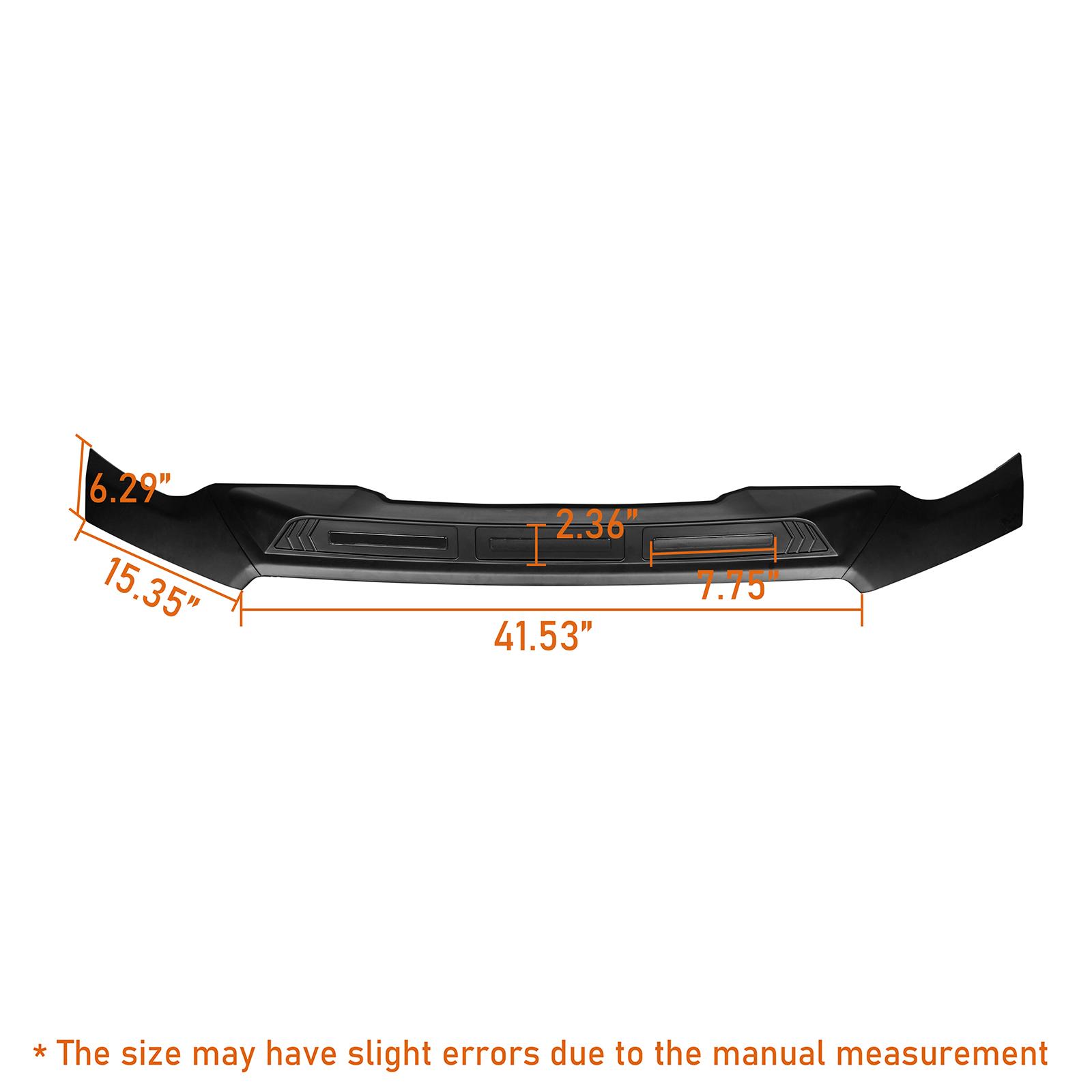 Hooke Road Hood Protector Stone Guard w/ Amber Lights Compatible with 2015-2020 Ford F-150(Excluding Raptor) Hooke Road Hood Protector Stone Guard w/ Amber Lights Compatible with 2015-2020 Ford F-150(Excluding Raptor)