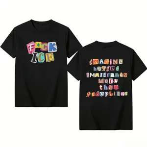 ✊🏾 Vintage Washed Anti ICE Magazine Letters Unisex Tee | 100% Cotton Double-Sided Short Sleeve, No One Is Illegal On Stolen Land ICE OUT