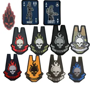 Video Game inspired ODST Jumpers Hook Fastener Patches Many Designs to Choose From