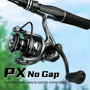 TRONMER XP Series Spinning Reel, Full Metal Spool, 5.2:1 Gear Ratio, 10KG Max Drag, High-Strength Nylon Body fishing stuff