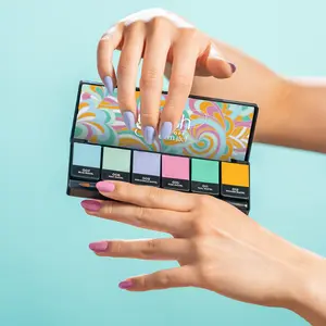 Gelish Cream Gel – Solid Soak-Off Professional Gel Polish for Salon Quality Manicure with Brush, LED Cure, Long-Lasting, High Shine, Easy Application (Neon & On & On)