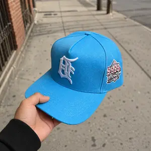 New Era Light Blue 9FORTY Snapback Cap, 59FIFTY Style Premium Adjustable Baseball Hat – Vintage Gothic Logo Embroidery, 1999 Patch Streetwear Limited Edition 2026, Urban Gorra Fashion Unisex, Perfect Gift & TikTok Viral Style