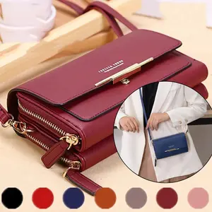 Women Ladies Crossbody Wallet Leather Phone Purse Clutch Card Holder Handbag
