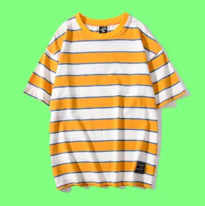 Summer New Striped Short-sleeved T-shirt For Men
