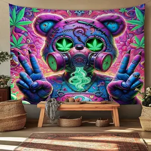 1pc 2D flat tapestry Colorful Decorative Tapestry Fabric for Living Room Bedroom Aesthetics Wall Hanging Background Fabric for Ceiling Wall Fabric