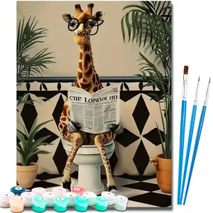 Paint by Numbers Kit for Adults Beginner,Easy Adult Paint by Number Kits on Canvas DIY Painting for Surprise Gift Home Wall Decor 16x20 Inch