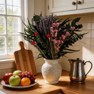 Dried Flower Bouquet for Allergy Sufferers No Pollen