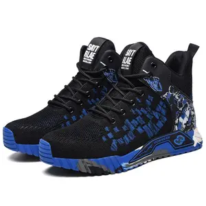 Steel Toe Safety Shoes for Men Women Breathable Work Boots Lightweight Industrial Sneakers Construction Work Shoes(Sheet)