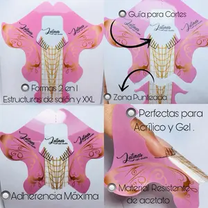 Latinas Nail Studio Sculpting Nail Forms (300pcs) Small-XXL Latinas Nail Studio Sculpting Nail Forms (300pcs) Small-XXL