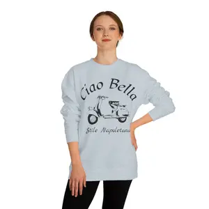 Copy of Ciao Bella Scooter Crewneck sweatshirt | Italian Vespa Stile Napoletana