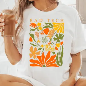 Rad Tech Boho Flower Shirt, Radiology Technician Sweatshirt, Radiologist Sweater, Ct Tech Hoodie, MRI Tech Hoodie, Gift For Her
