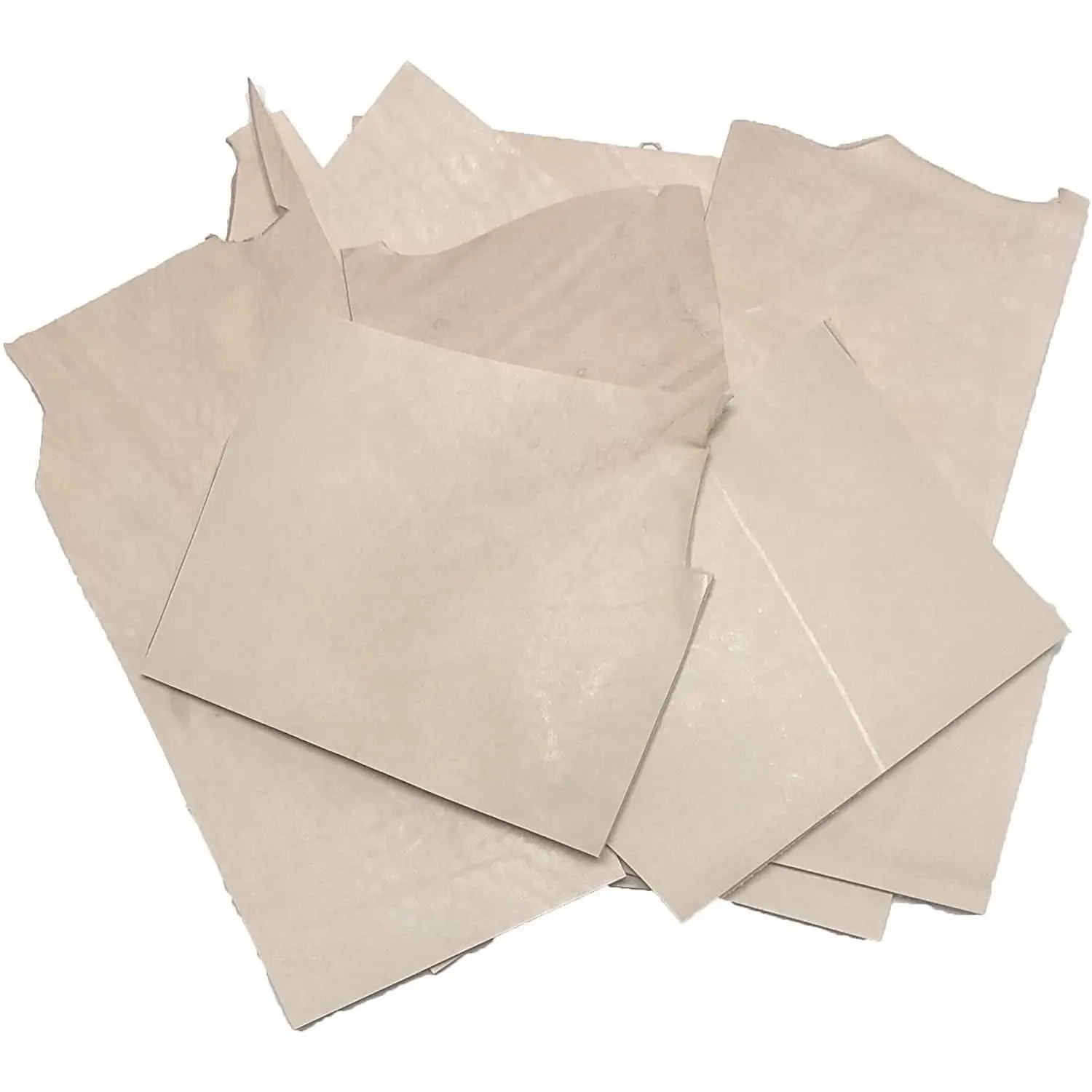 Two Pounds Veg Tan Leather Scrap, 2 lbs Vegetable Tanned Scrap Leather Pieces for Crafting, Heavy Weight Thick 8-9 oz Mixed with 6-7 oz and 7-8 oz Veg-Tan Tooling Leather Remnants,