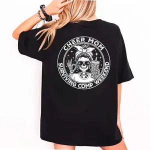 Cheer Mom Surviving Comp Weekend T-Shirt, Funny Cheerleading Mom Sweatshirt, Sports Mom Gift, Cheer Competition Weekend Outfit