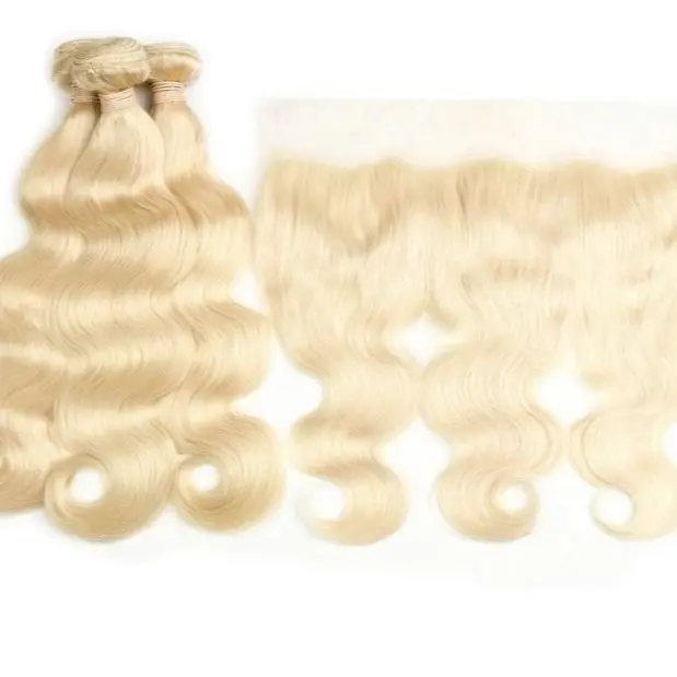 613 blonde 3 bundles + frontal *20,22,24 + 18 inch frontal*