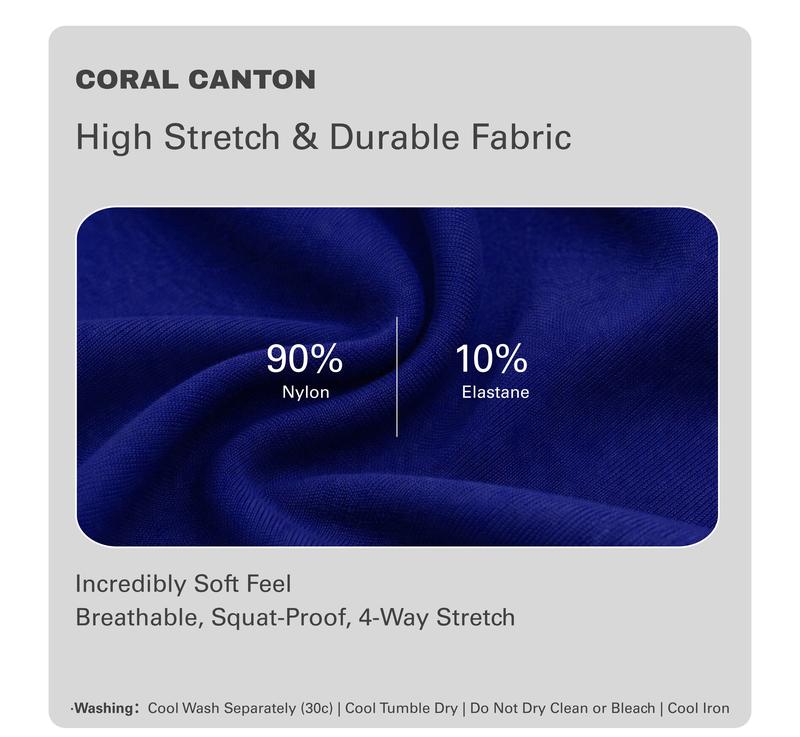 Coral Canton Halter Top & Impact Short Set