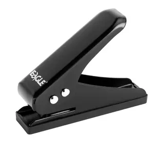Metal Hole Punch, 1 Count Portable Handheld Smooth Hole Puncher, Effortless Lever Design Hole Puncher for Paper Card, Office Binding Supplies