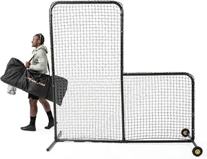 L Screen Baseball for Batting Cage 7x7 Feet