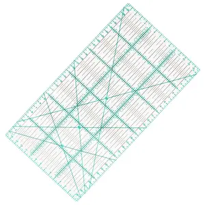 15 x 30cm Sewing  Ruler Anti-Slip Metric Ruler DIY Quilting Tools with Clear Printed Lines for