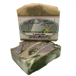 Nature Goods Lavender Bath Bar Soap – Handcrafted Cold-Process Soap