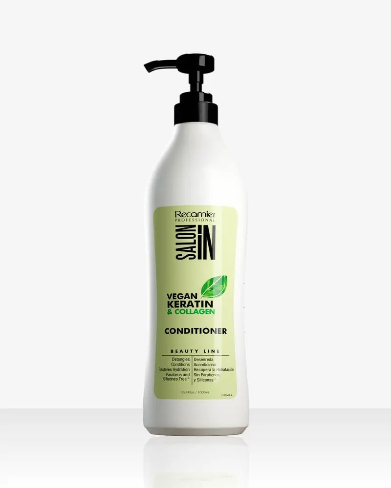 Recamier Salon In Acondicionador Vegan Keratin Collagen x 1000 ml