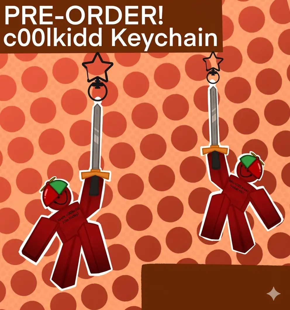 Coolkidd/c00lkidd Keychain! c00lkidd Forsaken Charm, Forsaken Keychain