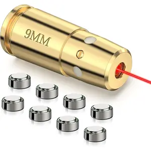 MidTen Bore Sight Laser 9mm/223 5.56mm/30-06/25-06/270 Laser Bore Sighter Boresighter with Batteries