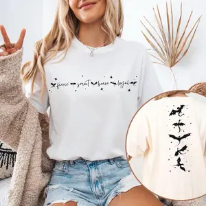 Fourth Wing shirt onyx storm fourth wing merch dragon shirt affirmation tee empyrean series bookish shirt violent little thing shirt