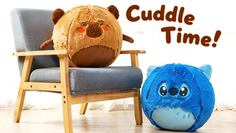 BigCutePet Inflatable Plush Toy  Peel it! Pump it! Watch it GROW! Oversized Cartoon Doll Kids Birthday Gift