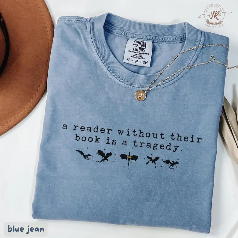 Comfort Colors Fourth Wing T-Shirt - Sweatshirt - Hoodie, Basgiath War College t-shirt, Bookish Shirt, Xaden Riorson, Gifts For Readers, Book Lovers Shirt