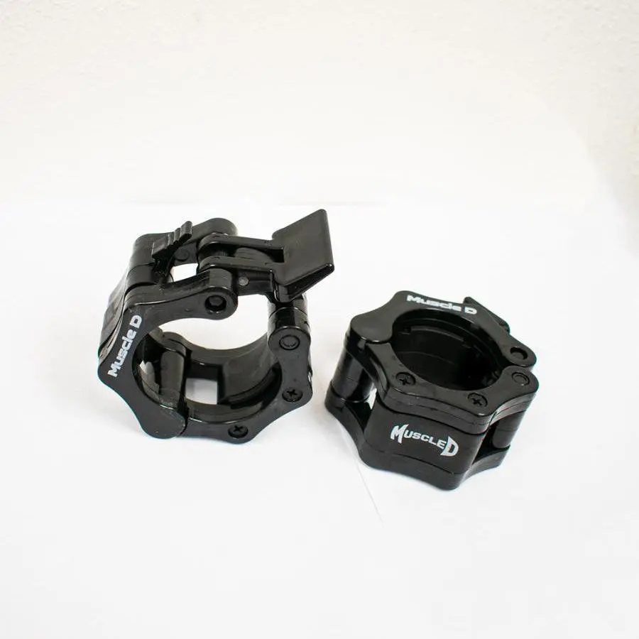 Pro Lock Jaw Collars (per pair) - Muscle D Fitness - Sturdy Olympic Bar Jaws
