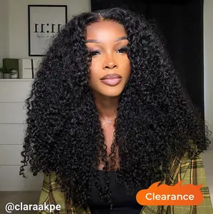 [Summer Musts] Wiggins Hair Pre Cut Ready And Go Wig Glueless Curly Wig Pre Bleached Pre Plucked 7x4 Closure Wig 13x4 HD Lace Frontal Wig Human Hair #WeeklyDeals #DealsForYouDays