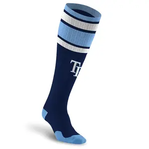 MLB Compression Socks, Tampa Bay Rays - Classic Stripe