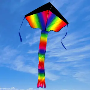Super large kites are hot-selling children's kites toy flying long tail outdoor fun sports education gifts adult kites