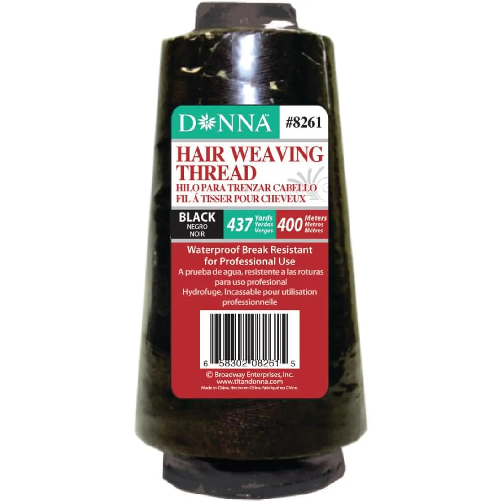 Hair Weaving Thread 437Yd (400M) Black