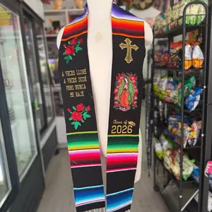 Floral Graduation Sash Scarf Stole Class of 2026