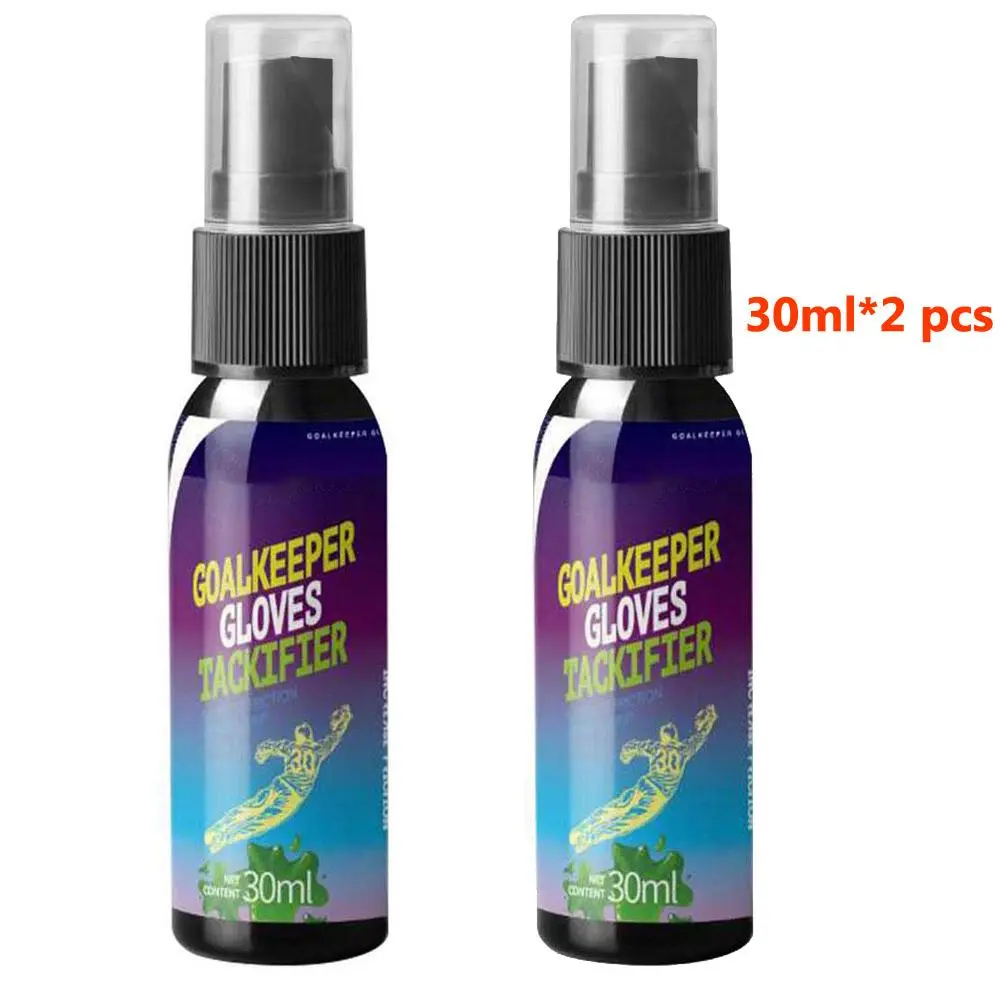 Football Goalkeeper Glove Enhancer Spray, 2 Boxes Anti-slip Football Grip Tackifier, Football Training Aid for Goalkeeper Gloves, Soccer Training Equipment, Football Accessories, Soccer Gear