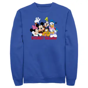 Men's Mickey & Friends Disney Squad Group Shot Sweatshirt