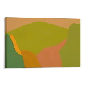 Etel Adnan Poster Untitled Canvas Famous Paintings,Decorative Picture Prints Modern Decor (5) Poster Canvas Wall Art For Bedroom Decor Bar Office Room Decor Gift